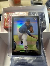 2013 Bowman Chrome Jeurys Familia Black Refractor 01/15 (RC)