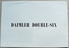 DAIMLER DOUBLE SIX Car Sales Brochure 1975 #38m 2/75