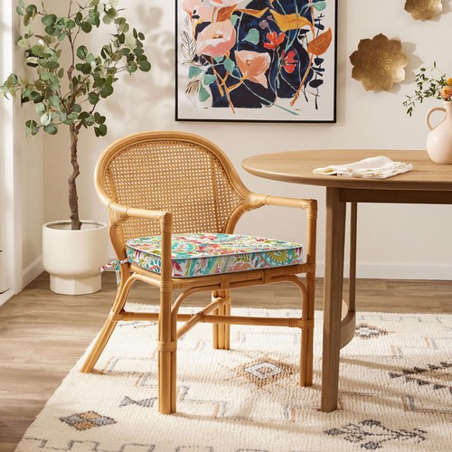 Set of 2 Outdoor Chair Cushions 19"x19"x2",Water Repellent Patio Seat Cushion... - Picture 6 of 8