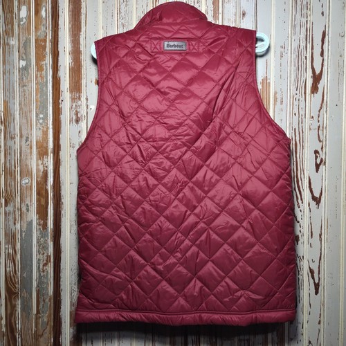 Barbour Ampleforth Gilet Quilted Full Zip Vest Red New With Tags Men's Medium - Picture 7 of 11