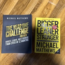 The Year One Challenge for Men & Bigger, Leaner, and Stronger pair of books