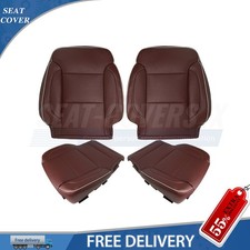 2014-2019 Fits Chevy Silverado High Country Driverpassenger Seat Covers Brown