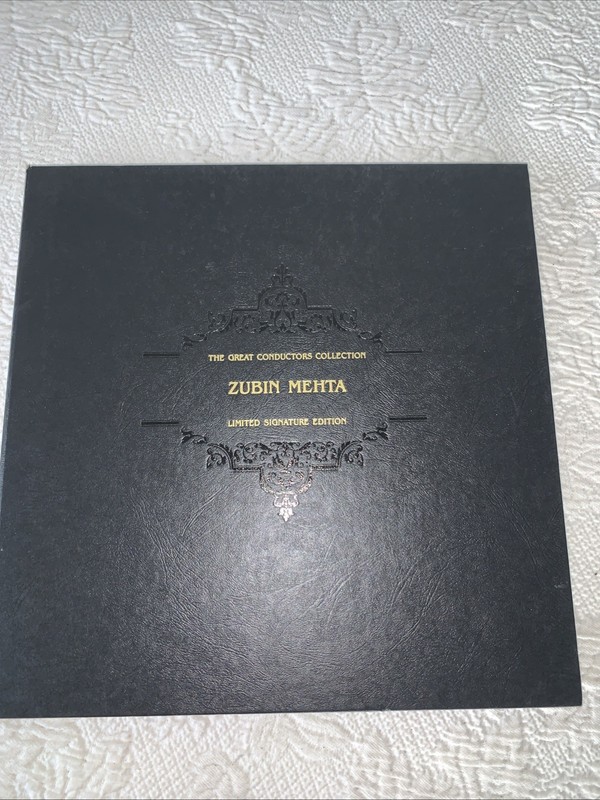 The Great Conductors Collection 5 LP Signature Edition Zubin Mehta Signed Rare