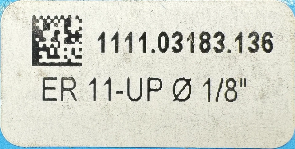Rego-Fix 1111.03183.136 ER 11-UP 1/8” Collet (Lot of 3) - Image 3 of 4