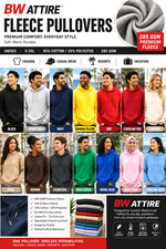 FLEECE PULLOVERS, SIZES S-2XL