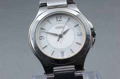 [Near MINT / New Batt] COACH 0154 6.109.919 Date 35mm Quartz Ladies Watch JAPAN