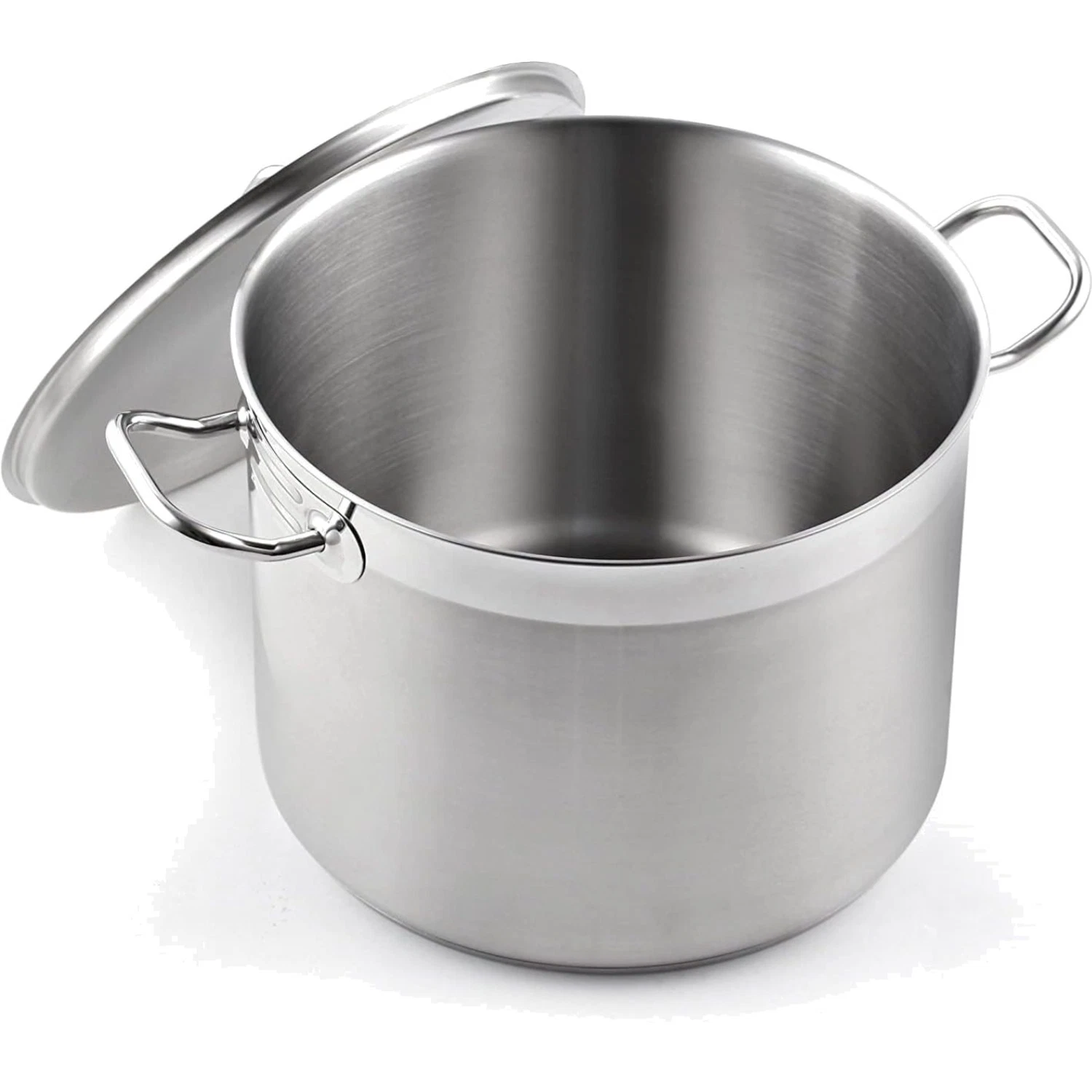Pro-Grade 8 Quart Stockpot with Ergonomic Handle - Easy Cooking & Cleaning
