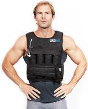 Runmax 20LBS - 150LBS Adjustable Weighted Vest Wtih Shoulder Pads Option for Men