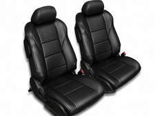 For Nissan 350z 2003-2006 Iggee S.leather Custom Made Fit Seat Covers Pair Black