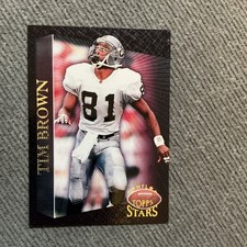 Topps 1997 Stars Tim Brown #48 Oakland Raiders NFL Football Card