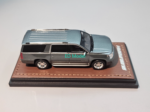 BN GOC 1:64 Gray 2015 Suburban Full Sized SUV Model Diecast Metal Car - Picture 8 of 8