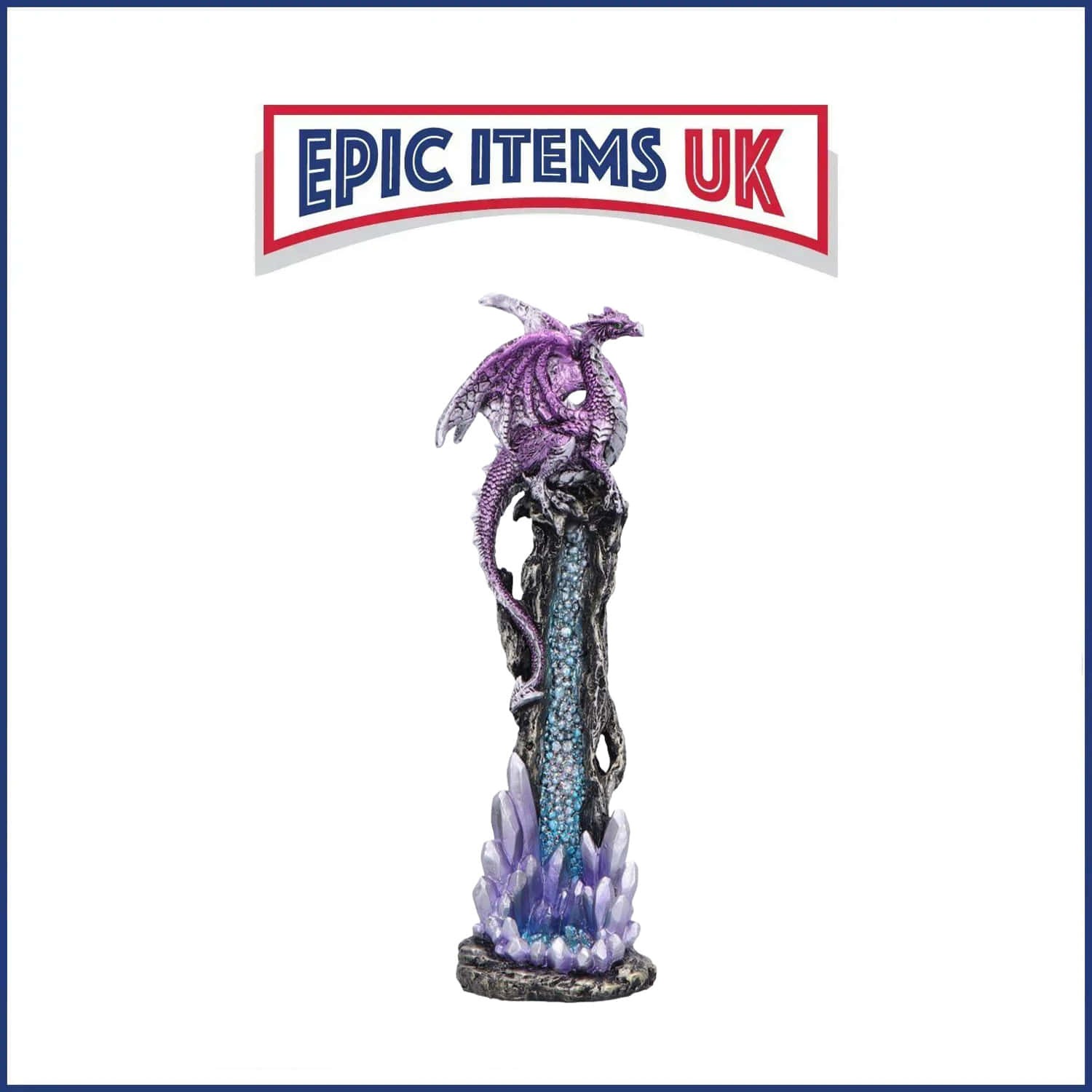 Nemesis Now Mythic Crystal Dragon Incense Stick Holder 27cm - IN STOCK