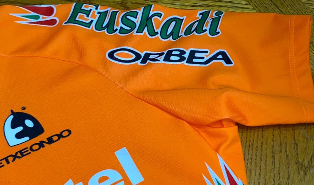 エチュオンド ORBEA サイクルジャージ Made in Spain Etxeondo Euskaltel Cycling Jersey Orange 1/4 Zip Orbea