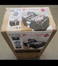 Baby Trend Simply Smart Nursery Center Playard Whisper Grey Unisex NEW