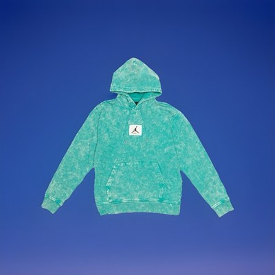 Nike Air Jordan Essentials Fleece Hoodie Gr. S NEU Washed Green DR3087-322