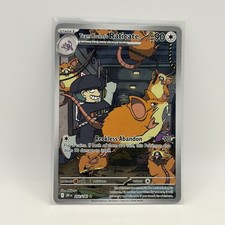 Pokémon TCG Team Rockets Raticate Card 202/182 Destined Rivals Illustration Rare