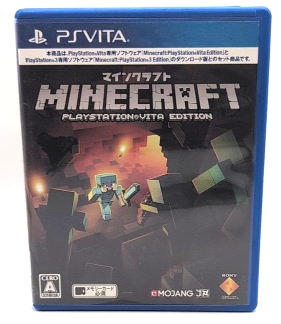 Minecraft Sony PlayStation Vita NTSC-J (Japan) Video Games for