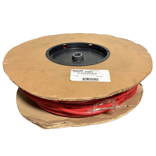 Nycoil Red Polyethylene Tubing 3/8" OD X .062" Wall (1/2 Spool Approx.)