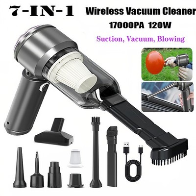 120W Cordless Handheld Vacuum Rechargeable Cleaner Duster Portable Car Home Pet