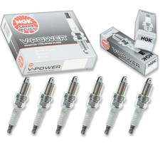 6 Pcs Ngk V-power Spark Plugs For 1987-1990 Jeep Wrangler 4.2l L6 - Engine Hu 6 Pcs Ngk V-power Spark Plugs For 1987-1990 Jeep Wrangler 4.2l L6 - Engine Hu