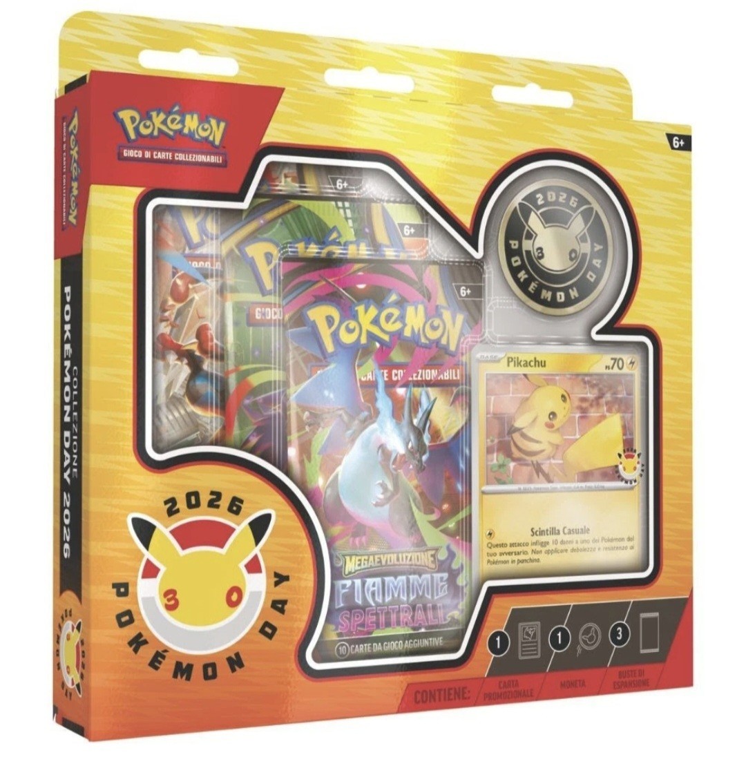 Collezione Pokemon Day 2026 - Carte Pokemon Pikachu Megaevoluzione ITA