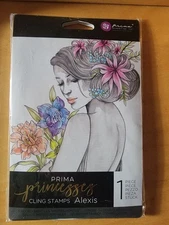Prima Marketing Inc Unmounted Clings PRINCESSES CLING STAMPS Alexis
