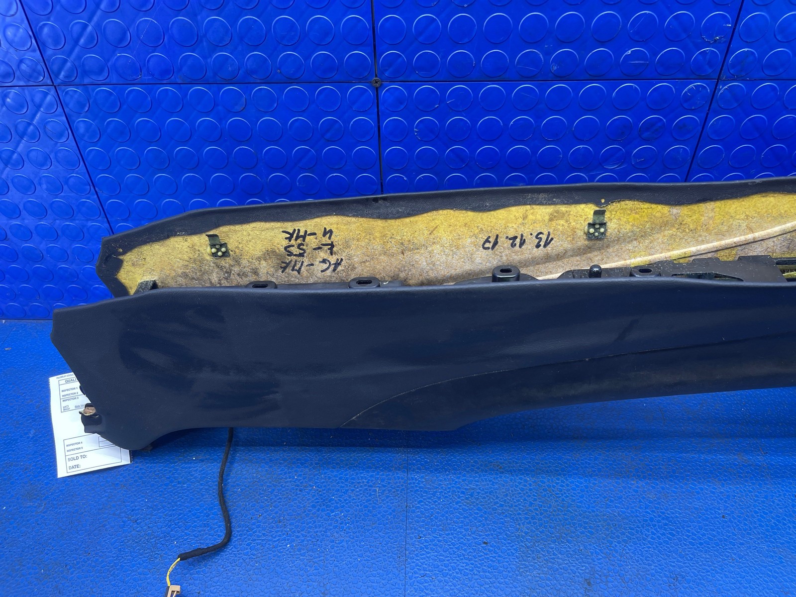 2016-2021 MCLAREN 570S OEM FRONT CENTER CONSOLE BLACK LEATHER ASSEMBLY