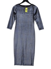 Topshop Bodycon Midi Dress UK8 in Blue