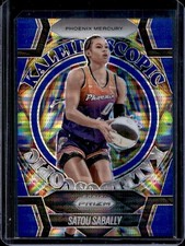 2025 Panini WNBA Prizm Satou Sabally Kaleidoscopic Blue Pulsar #/199 Mercury