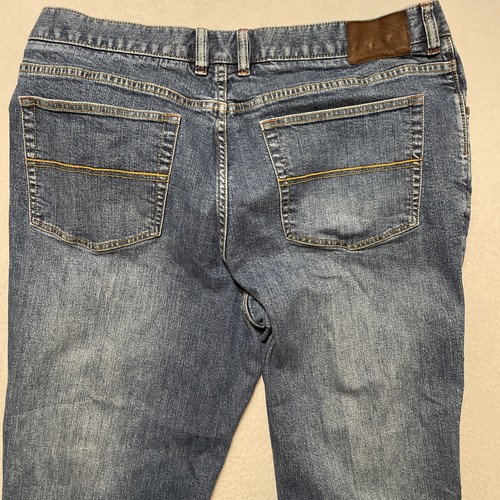 Jeans Tommy Bahama Indigo Palms uomo 40x34 blu vestibilità originale lavaggio medio - Foto 8 di 9
