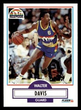 1990 Fleer Walter Davis #47 Denver Nuggets