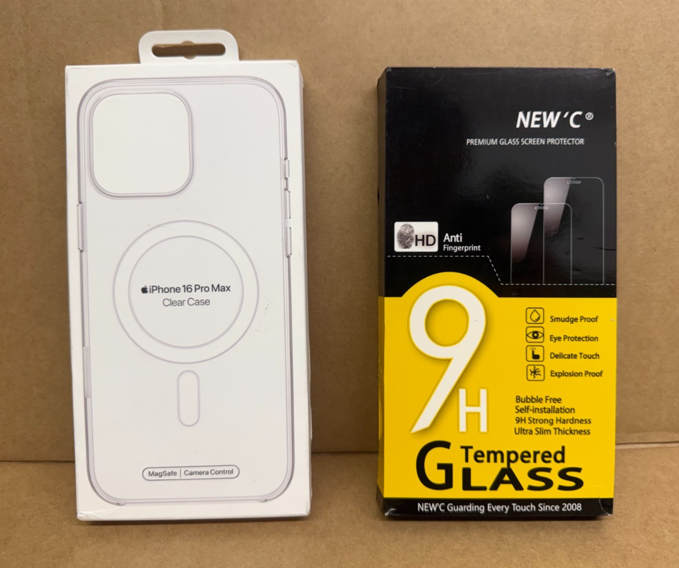 Genuine Apple iPhone 16 Pro Max Clear Case with MagSafe + Screen protector