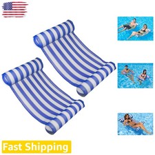 Durable 4-in-1 Pool Float: Blue Water Hammock  Chair for Ultimate Relaxation