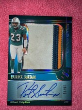 2025 Panini Silhouette Autograph Patch Patrick Surtain /75 Game Worn