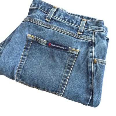All American Clothing Co Mens Blue Denim Jeans Style AAC101D Cut 5470 40x30