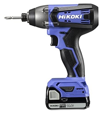 HiKOKI 14,4V Akku Schlagschrauber mit Akku/Ladegerät/Koffer FWH14DF 2BG Blau