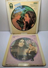   VINTAGE  Lot Of 2 CED The Blue Lagoon  Love Story RCA VideoDisc Selectavision