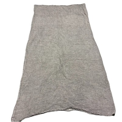 Pottery Barn CLOUD COTTON LINEN Blanket Full/Double Gray READ