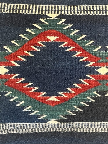 Southwestern Kilim Pillow Cover - Blue Green Red NO FORM - Picture 3 of 13
