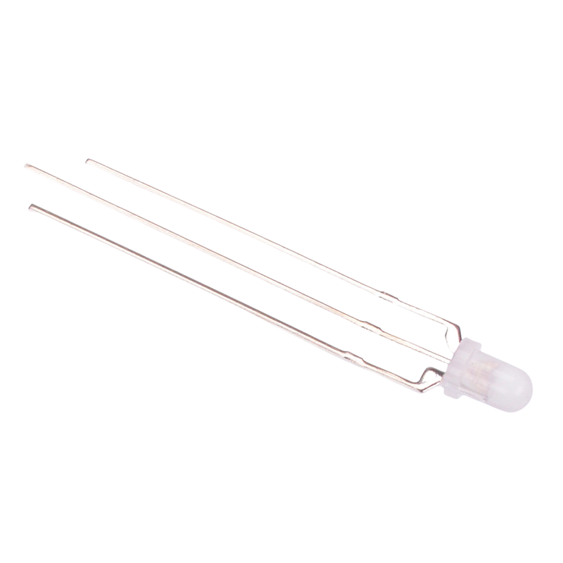 10 x Yellow / Green 3mm Bi-Colour Diffused LED 60° Common Anode