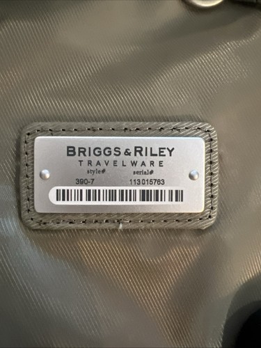Briggs and Riley Travelware Hanging Garment Bag Olive Green 390-7 - Picture 12 of 12
