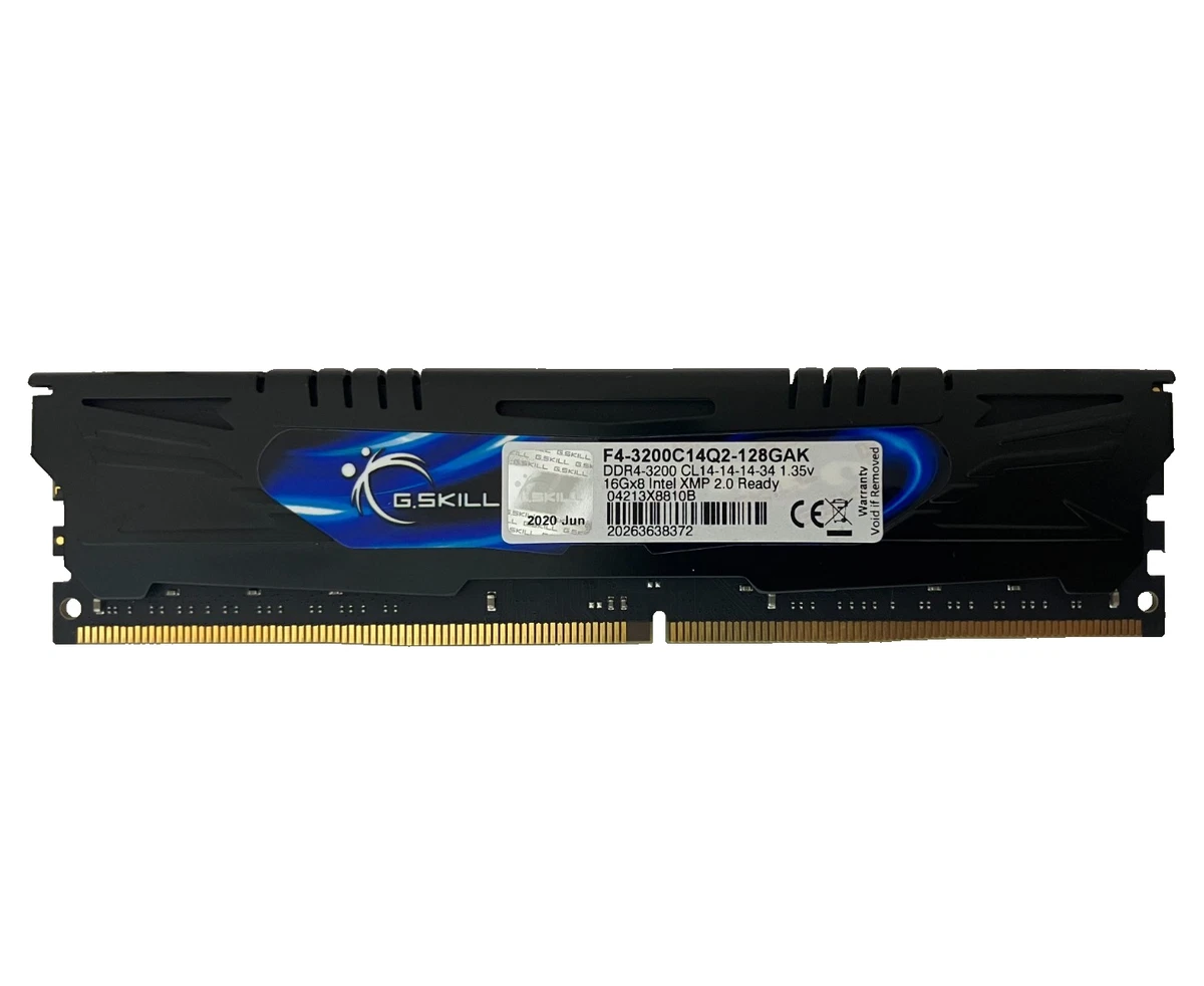 16GB Intel XMP 2.0 F4-3200C14Q2-128GAK DDR4-3200 CL14-14-14-34 RAM