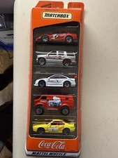 Vtg 1998 NIB Matchbox Coca Cola 5 Pack Series 1/64 Scale Free Shipping #35999