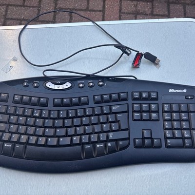 Microsoft Comfort Curve Keyboard 2000 v1.0 USB kabelgebunden ergonomisch 