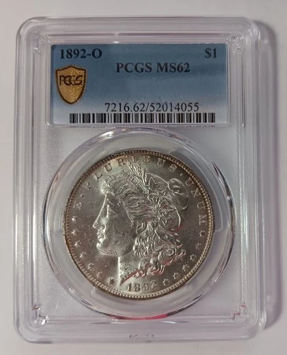 1892 O Morgan Dollar $1 - PCGS MS 62