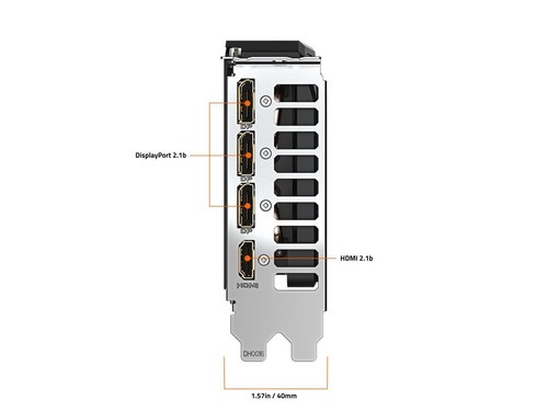 GIGABYTE WINDFORCE GeForce RTX 5060 8GB GDDR7 PCI Express 5.0 x8 ATX Graphics - Afbeelding 4 van 5