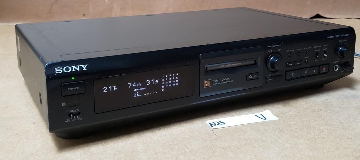 その他 SONY MINIDISC DECK MDS-JE510 SONY MDS-JE510 MINIDISC DECK 8904406 ! UNTESTED N25 V | eBay