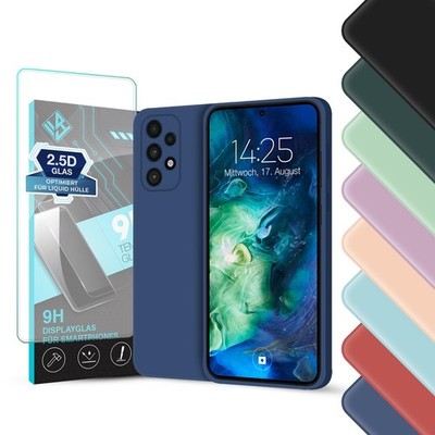 Hülle für Samsung Galaxy A57 A72 A56 A55 A54 A53 A52 5G A51 Case Cover 9H Glas