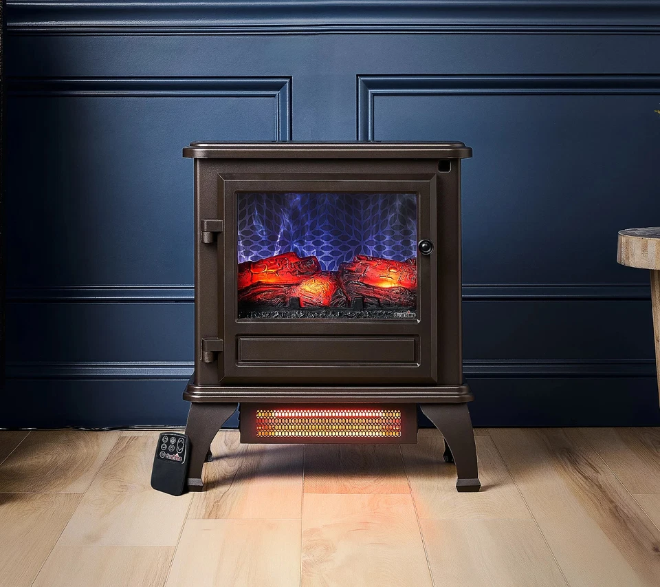 Calentador de Estufa Eléctrica Infrarrojo 23" Duraflame - Spectrafire Llamas de Color 3D Foto 2 de 4