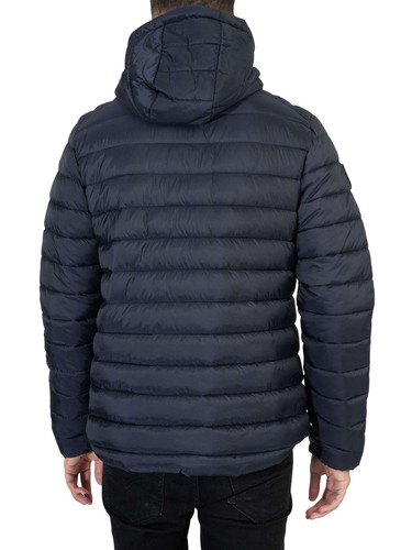 Superdry Men's Hooded Fuji Sport Padded Jacket, Blue - Picture 3 of 6
